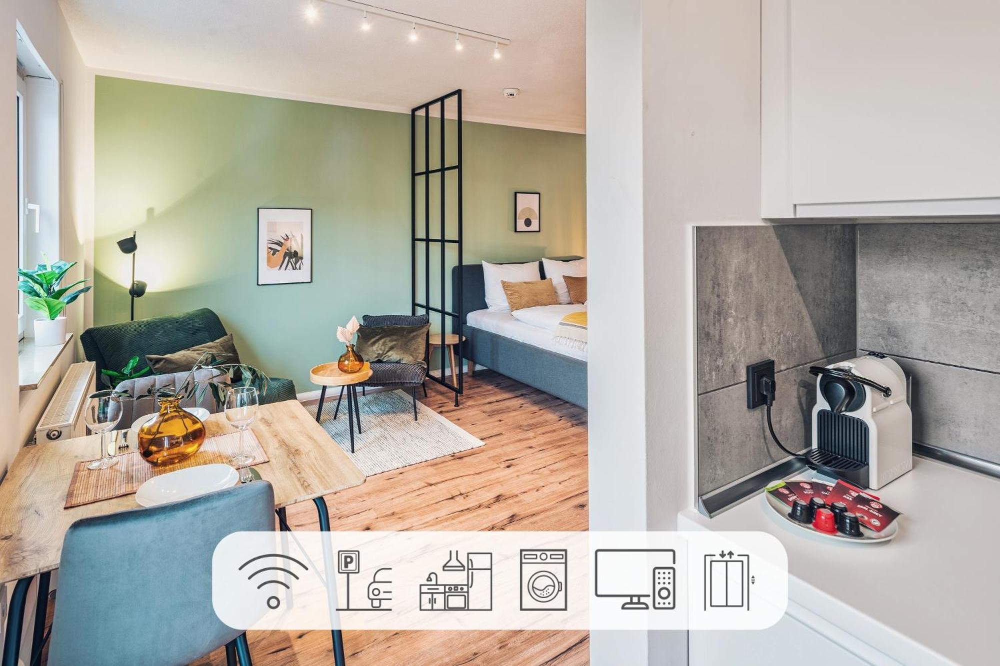 "Gruene Oase" - Naehe Altstadt - Garage - Ruhig - Nespresso Drážďany Exteriér fotografie